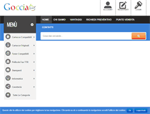 Tablet Screenshot of gocciaink.com